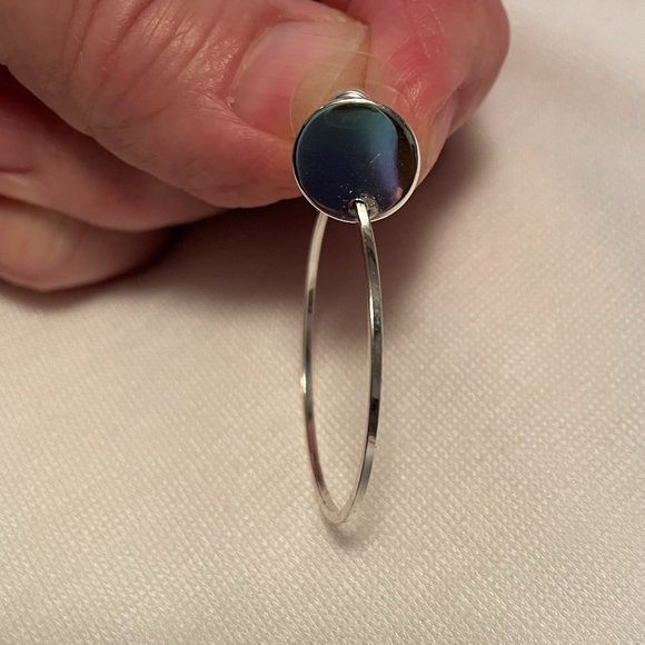 Nine West NWT Silver Tone Earrings - Picture 4 of 5